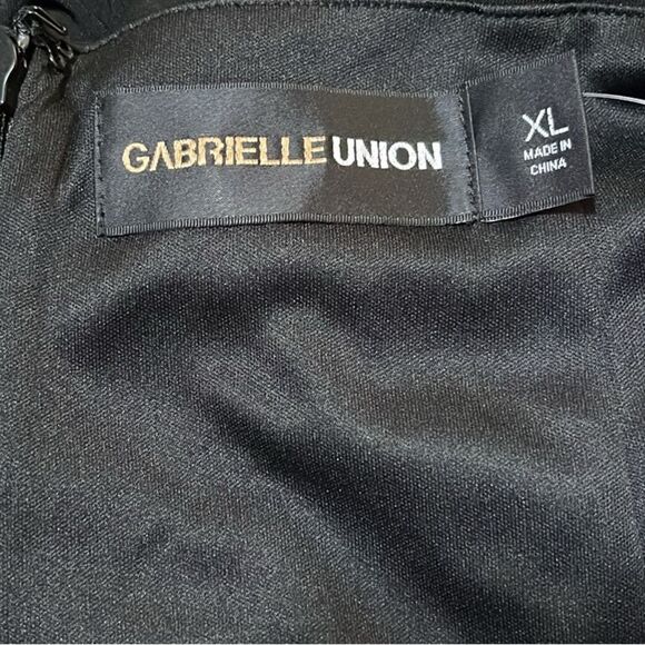 NY&Co X Gabrielle Union Draped Zipper Detail Mini Skirt - Picture 12 of 15